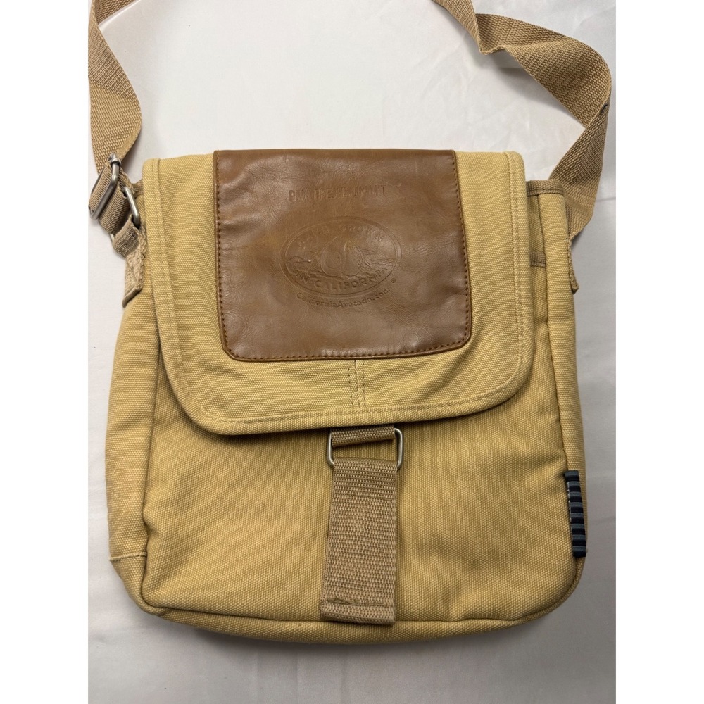 Field & Co. Canvas Crossbody Messenger Bag Tan Brown Utility Shoulder Bag